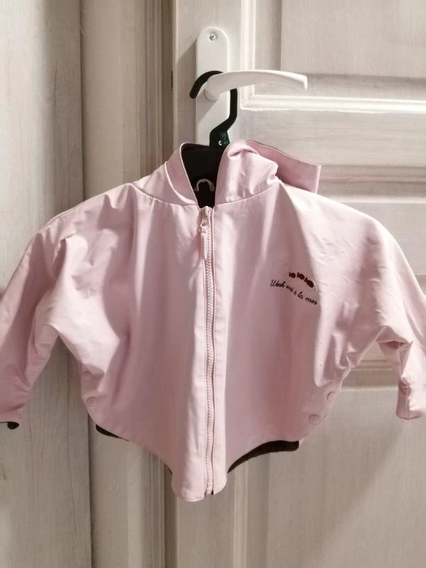 Manteau poncho bébé fille